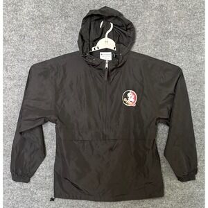 Champion‎ Florida State Seminoles Pullover Anorak Jacket Men's Size S Black